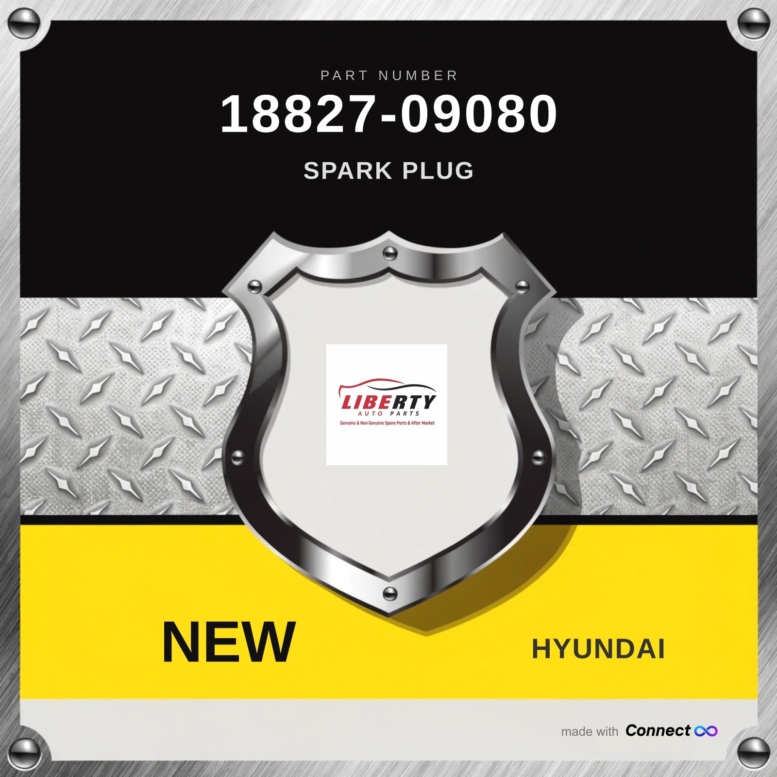 Genuine Hyundai Spark Plug 18827-09080