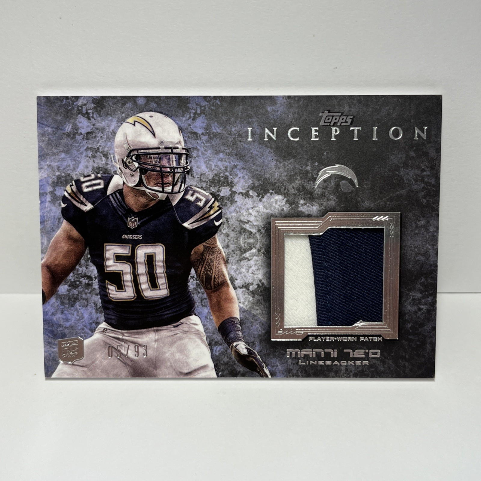 Manti Te'o Topps Rookie Patch #RPMT Base