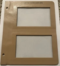 DANSCO COIN ALBUM PAGE FOR TWO UNITED STATES MINT SETS 