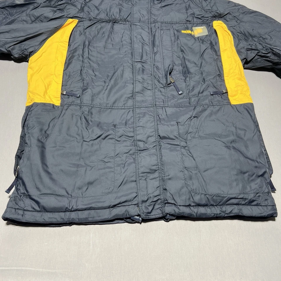 Chaqueta de Snowboard Foursquare TECHFOUR 5000 De Colección Para Hombre Grande Azul/Amarillo Foto 4 de 4