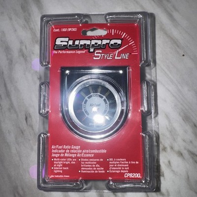 Sunpro CP8200 StyleLine Air/Fuel Ratio Gauge Dial - White Dial SAME DAY SHIPPING