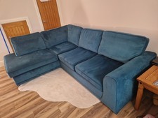 Teal Corner Sofa