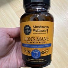 Mushroom Wellness by Herb Pharm Lion's Mane Reishi 90 Capsules Vegan