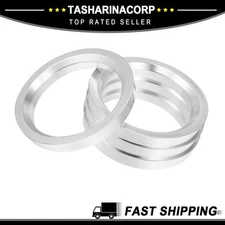 4 Pcs  OD 73.1mm to ID 58.1mm Aluminum Alloy Car Hub Centric Rings Wheel Spacer