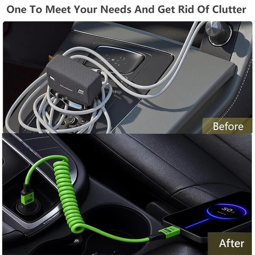 3-in-1 GaN Ladegerät mit erweiterbarem 67W maximalem Schnellladen und 4-in-1 Kabel USA - Bild 12 von 13