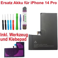 Akku FüR Iphone 14 Pro Batterie Akku Battery A2866 3283 Mah + Werkzeug