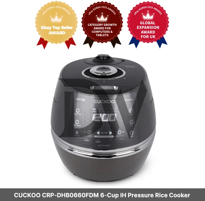 CUCKOO CRP-DHB0660FDM 6-Cup IH Pressure Rice Cooker / 220V / EU PLUG
Opens in a new window or tab