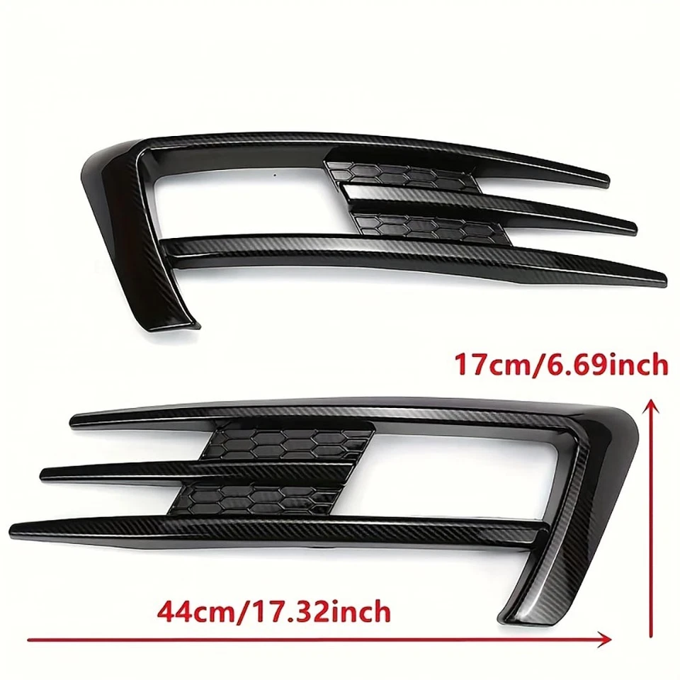 Cubierta de rejilla de parachoques inferior de luz antiniebla antioxidante para VW Golf 7 MK7 GTI 2014-2017 Foto 3 de 4