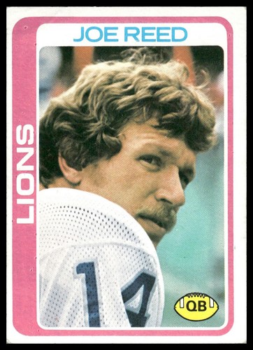 1978 Topps #147 Joe Reed Detroit Lions | eBay