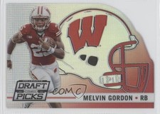 2015 Panini Prizm Collegiate Draft Picks Helmet Die-Cut Melvin Gordon III 2d7