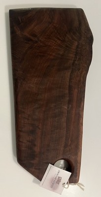 American Estates Live Edge Black Walnut Charcuterie Board Handmade Serving Tray