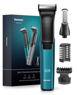 Manscape Body Hair Trimmer, Kensen Safe Intimate Balls Rasierer, L, grün 