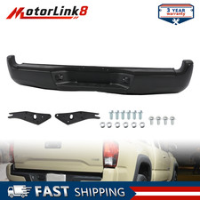 Rear Step Bumper Assembly For Toyota Tacoma 2005-2015 Black Rear Step Bumper Assembly For Toyota Tacoma 2005-2015 Black