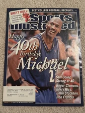 Sports Illustrated February 17, 2003 Happy 40th Birthday Michael Jordan