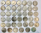 Lot of (x41) Kennedy US Half Dollars [1965–1969] - 40% Silver Coins