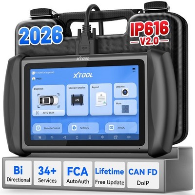 XTOOL IP616 KFZ OBD2 Diagnosegerät ALLE System Scanner ECU Coding Key Programmer