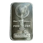 1 oz. Highland Mint Fine Pure Silver Bar Morgan Dollar Design .999