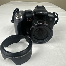 Canon Powershot SX10IS 10MP Digital Point Shoot Camera, Case, Strap, Tested