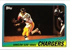 1988 Topps Football Card San Diego Chargers Team Card #203