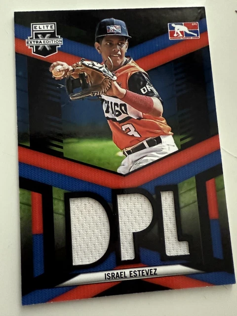 ISRAEL ESTEVEZ 2023 Panini Elite Extra Edition Jersey Relic RC