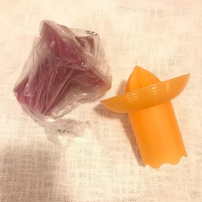 J20 Tupperware Junge Welle Zitruspresse Orangenpresse Saftpresse Presse Lila
