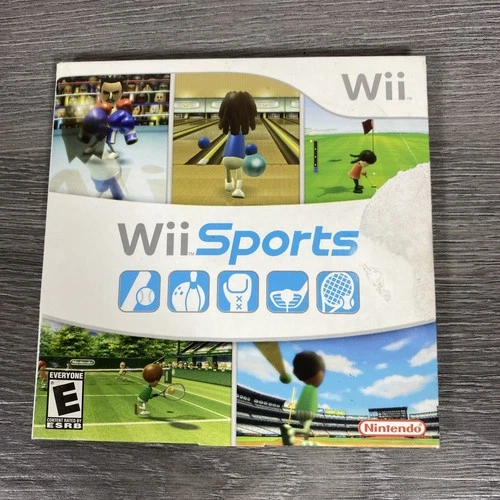 New ListingWii Sports (Nintendo Wii, 2006) Tested And Working with Sleeve and Manual