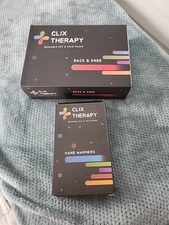Clix Therapy Reusable Hot & Cold Packs For Back & Knee +  Hand Warmers 