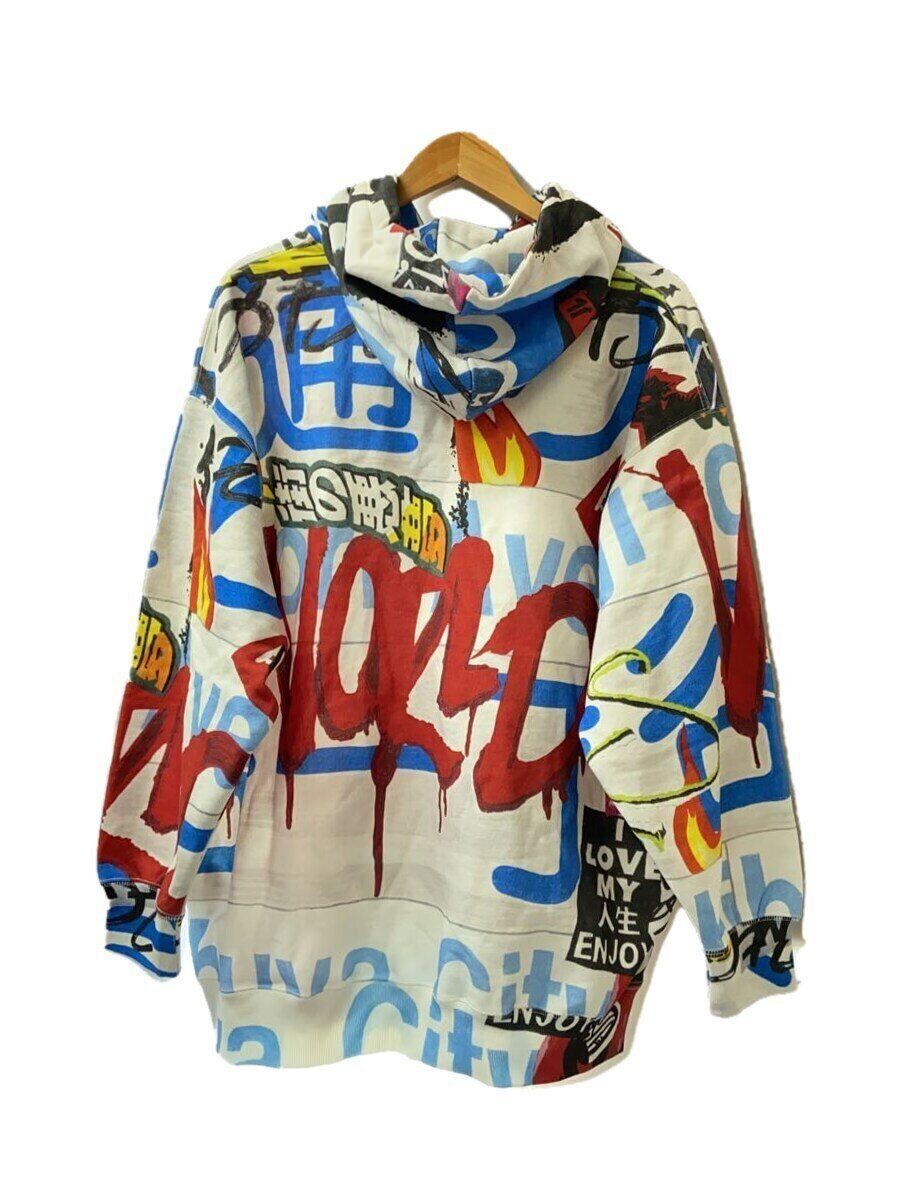 トップス WIND AND SEA /WDS-O-ATH-23-Q3-CS-01 WIND AND SEA WDS-C-LKY-23-Q3-01 L COTTON White HOODIE WITH