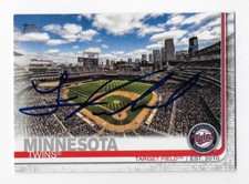 2019 TOPPS #424 LOUIE VARLAND TWINS AUTOGRAPHED SIGNED BASEBALL CARD RC