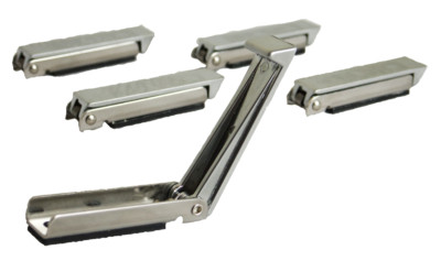 Apex RV Camper Baggage Door Catch Compartment Door Latch Holder Stainless 5 Pack