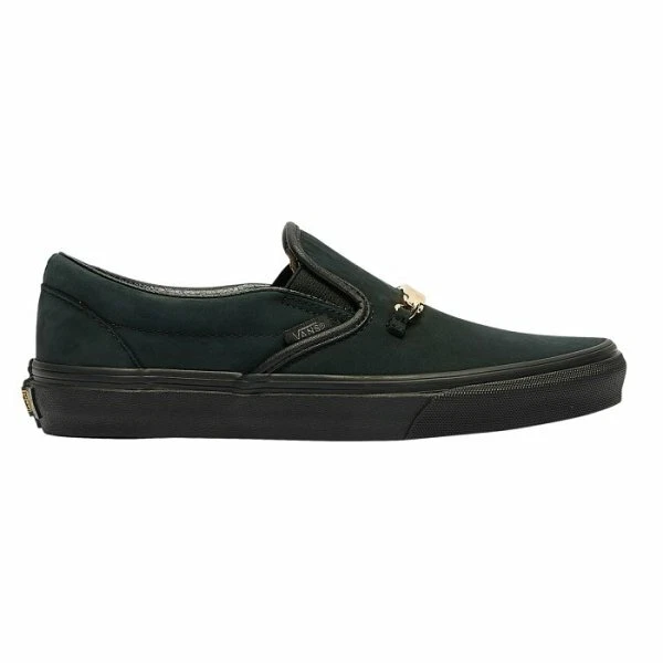 Black leather 2025 vans size 3.5