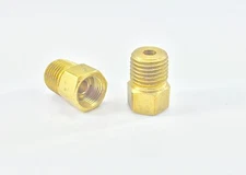 Brake Line Adapter (Female) Invert Flare, 1/2-20  to (Male) 1/4" Pipe (2 pack)