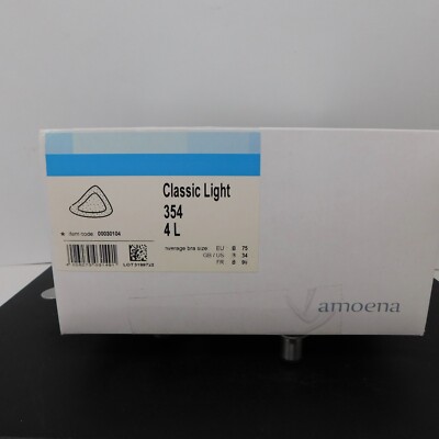 New In Box Amoena Mastectomy Breast Form 354 4 Left Classic Light 00030104 #(C)