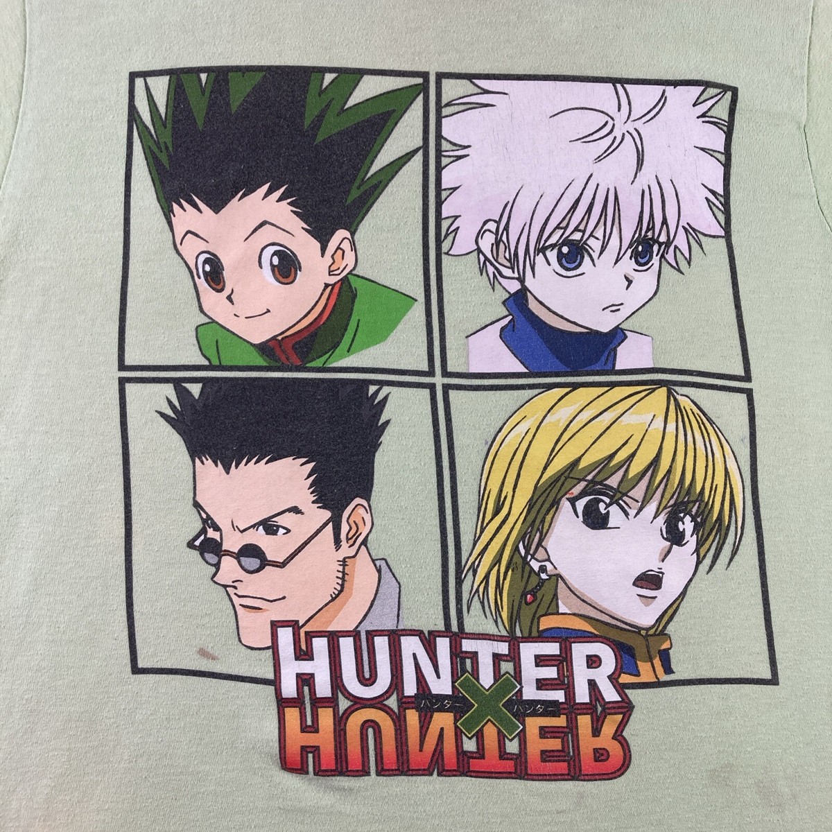 Hunter x Hunter Shirt Adult Small Green Anime Characters Cartoon
