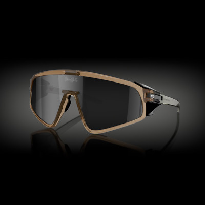 Oakley LATCH PANEL D LILLARD Sunglasses OO9404-0735 Sepia Frame W/ PRIZM Black