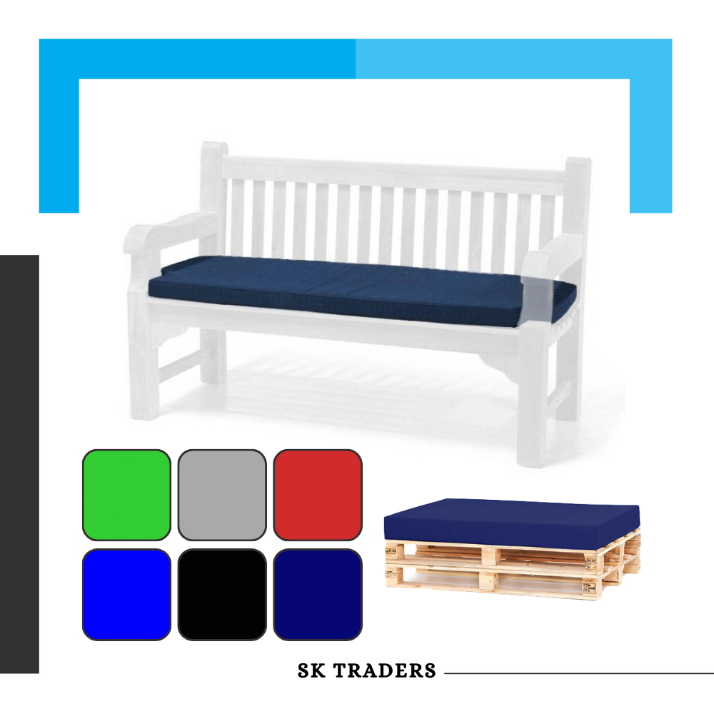OUTDOOR 2 3 4 SEATER BENCH PAD WATERPROOF FABRIC GARDEN FURNITURE SEAT