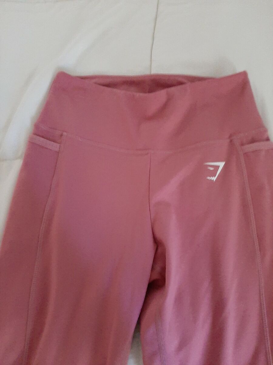 Gymshark leggings Dry Moisture Management size small full length pockets