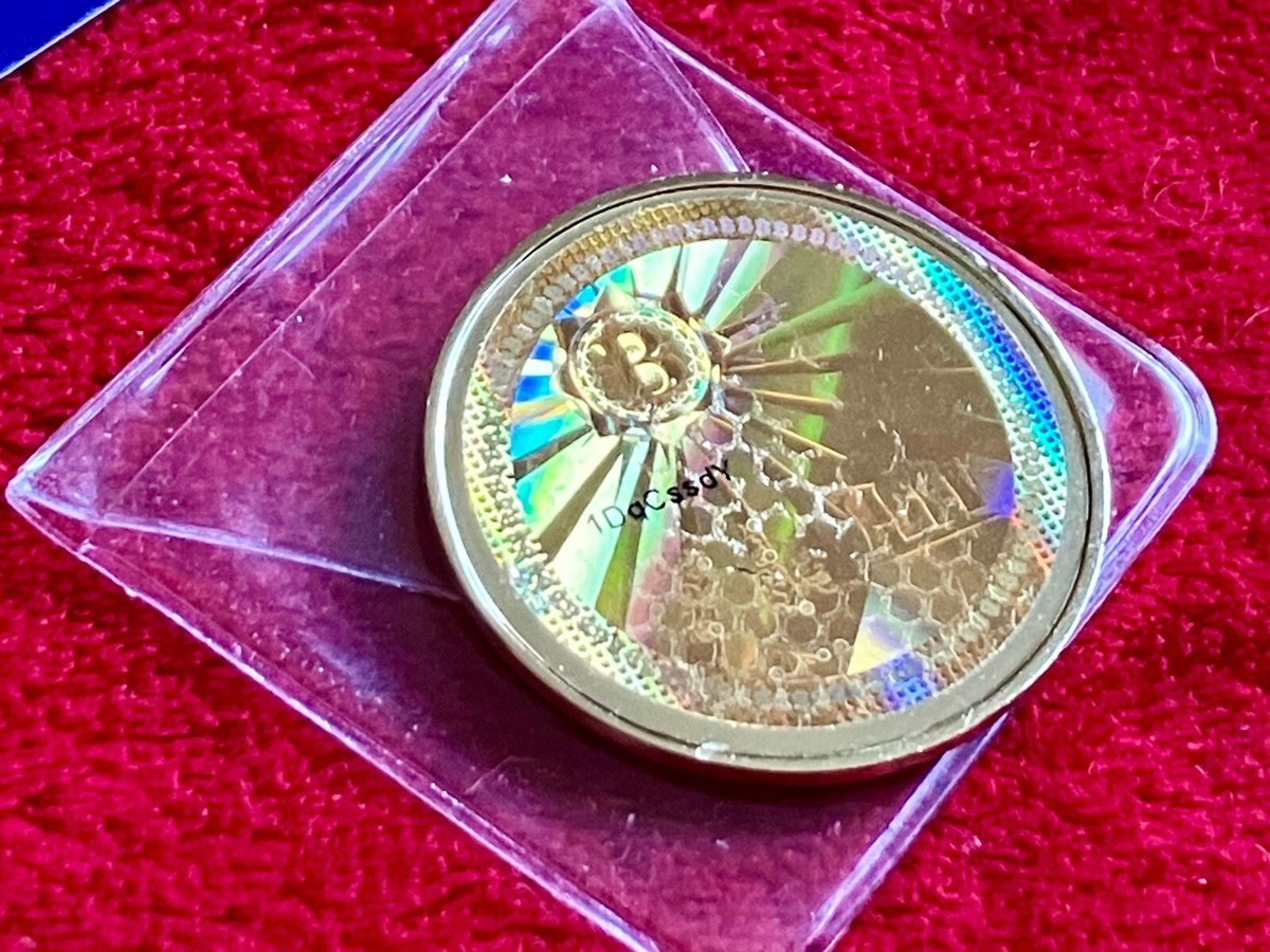 BIT COIN 0.01 BTC MICROSOUL CASASCIUS 2014 Series 2 COIN ** ONLY 50 ** Pls  Read