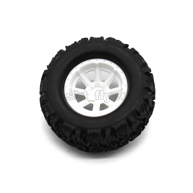 4pcs 55*25mm Rubber Wheel Handmade Toy Car Robot Accessories DIY 3/2mm Hole - Image 3 of 3