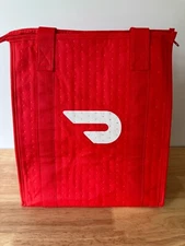 Doordash Zip Up Thermal Insulated Hot and Cold Food Delivery 13" x 15" x 9"