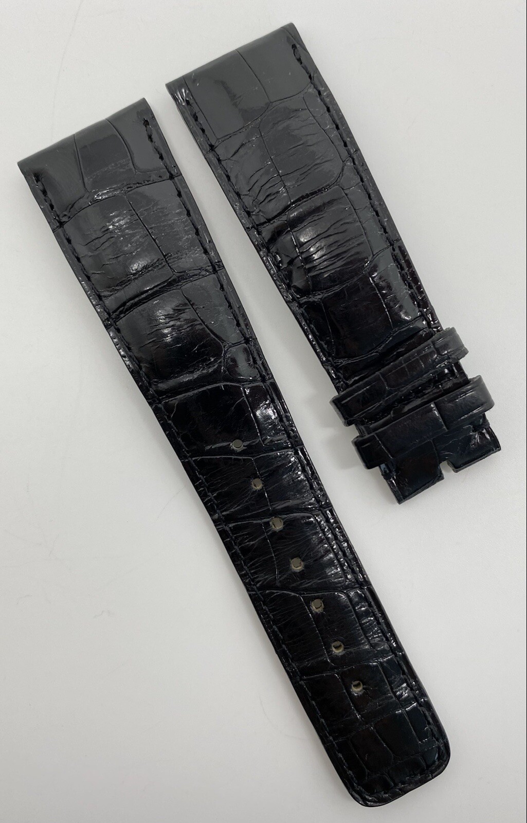 Authentic Vintage IWC 22mm x 18mm Black Alligator Watch Strap Band 5095 OEM