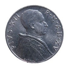 5 lire 1953 - Roma - Pio XII - Città del Vaticano - FDC