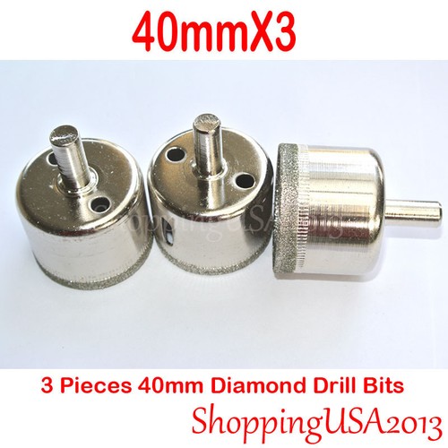 3mm-60mm All Size 3 Pieces Diamond Drill Bits Hole Saw Cutter Tools Sets - Picture 76 of 93