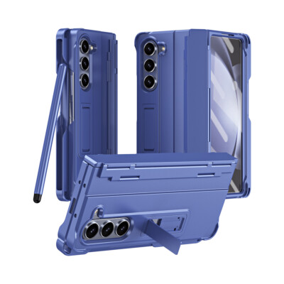 For Samsung Galaxy Fold 7/6/5/4/3 Screen Protector Pen Holder Hinge Case+Stylus