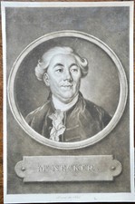 JACQUES NECKER GENERAL DES FINANCES (1732-1804) GENEVA PORTRAIT ENGRAVING 19th century
