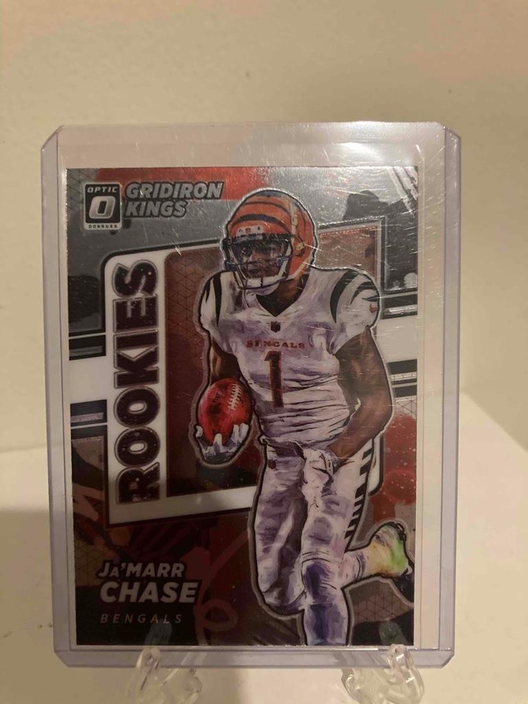 2021 Jamarr Chase RC #RGK-7 Donruss Optic Gridiron Kings Rookies Bengals