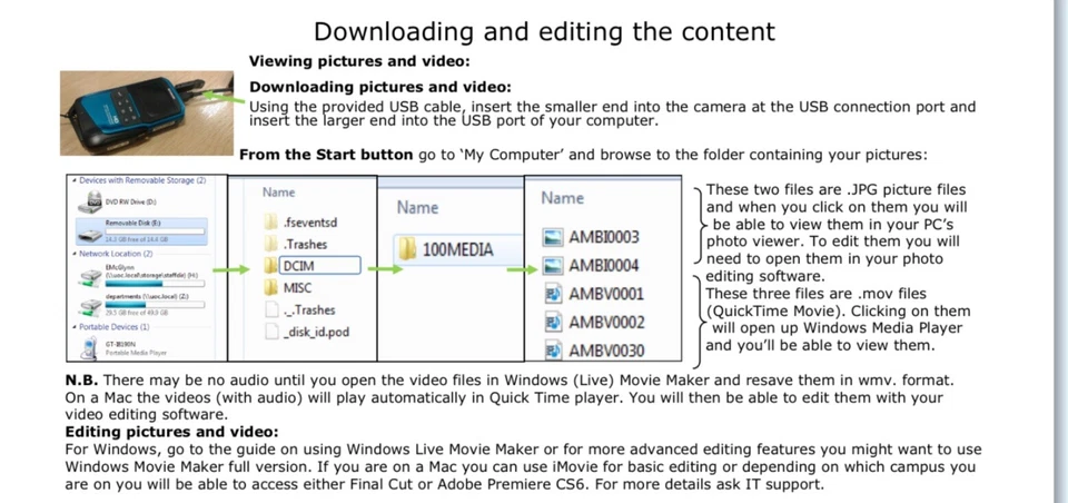 Polaroid WATERPROOF Camcorder - Blue 3 Meter HD 16gb Card X720 - Image 4 of 4