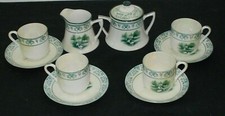 FINE QUALITY EARLY 10 PIECE JAPANESE PORCELAIN TEA SET IN GOOD CONDITION