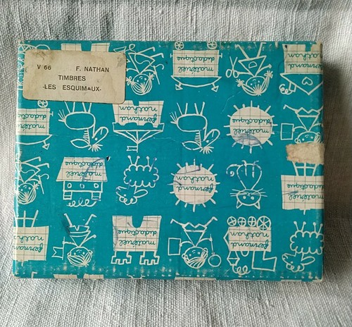 Lot De 20 Tampons Anciens Fernand Nathan - Animaux Et Moyens De Locomotion - Occasion
