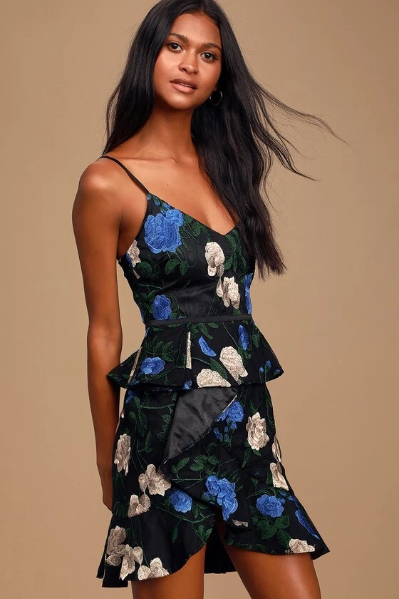 Embroidered clearance skater dress